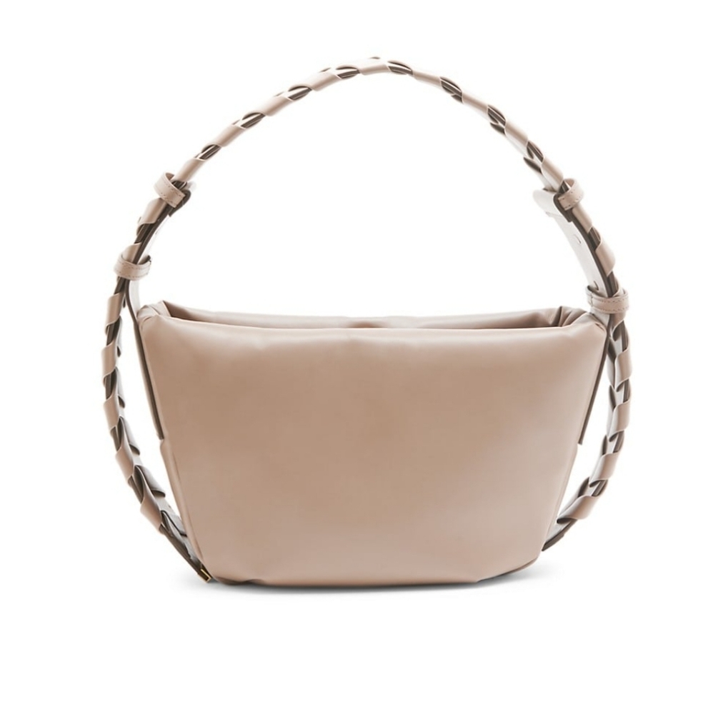 Stella McCartney Braided Puff Shoulder Bag Moss Tan - Picture 4 of 15